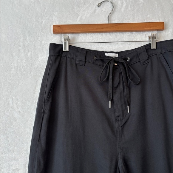 Hudson Jeans womens black casual high rise Tie Front Wide-Leg Pants size 29 - Picture 3 of 13